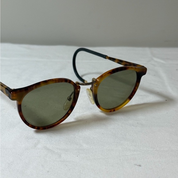 INSANE Ralph Lauren Made in France Vintage Tortoise Shell Sunglasses Round Frame main image 10